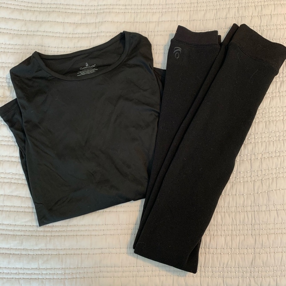 Black Cuddl Duds women’s long underwear